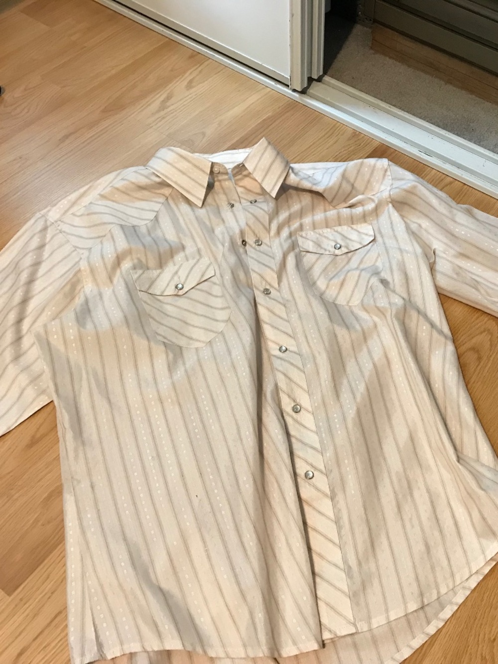 Men’s snap long sleeve wrangler XL